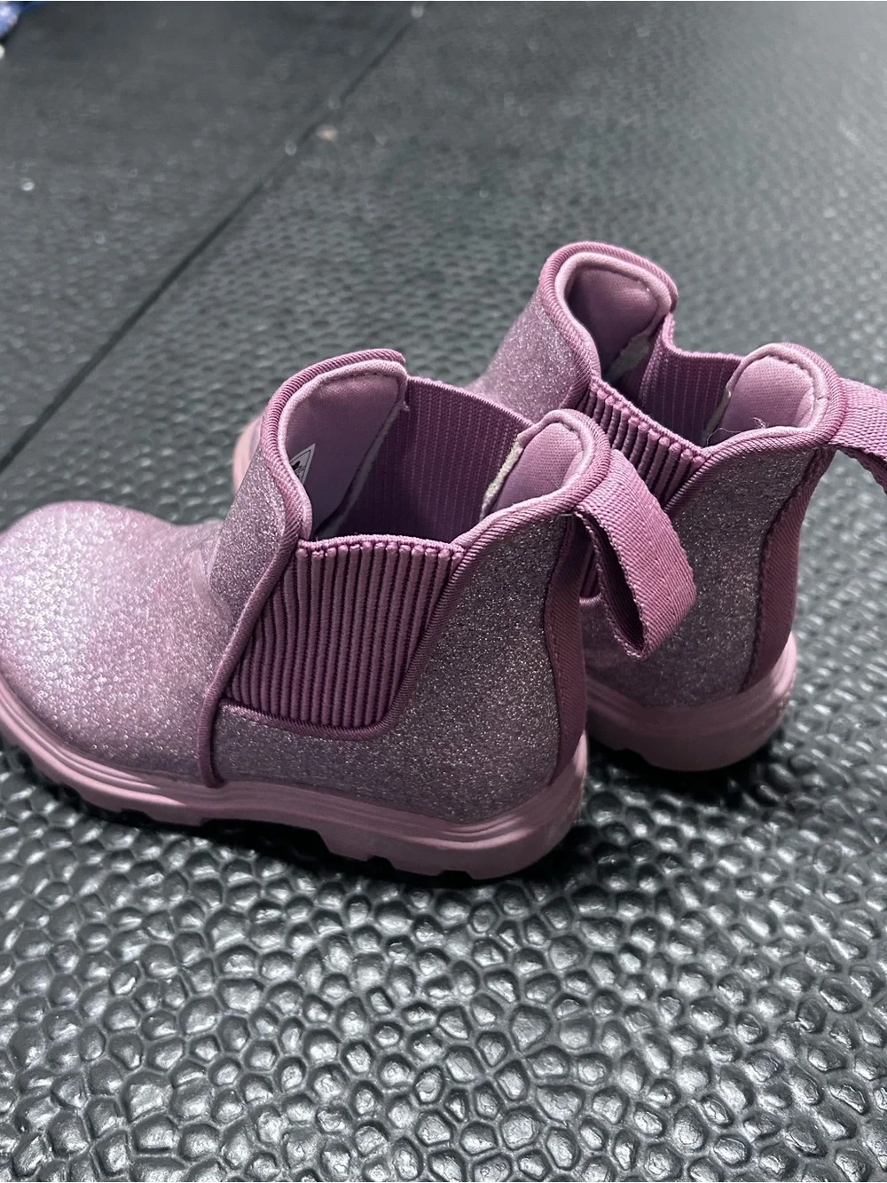Native Kensington Treklite Pink Glitter Boots 8